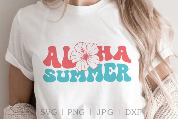 Aloha Summer SVG, Beach T-Shirt Design