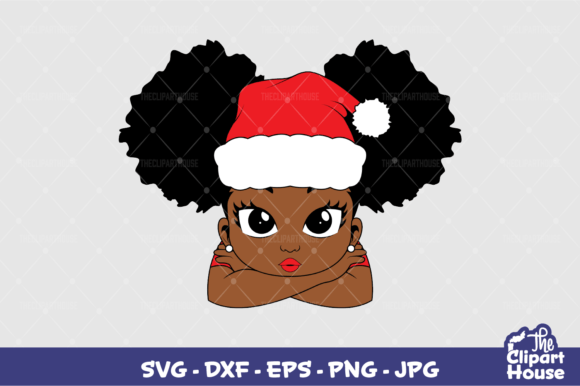 Christmas Girl Leaning