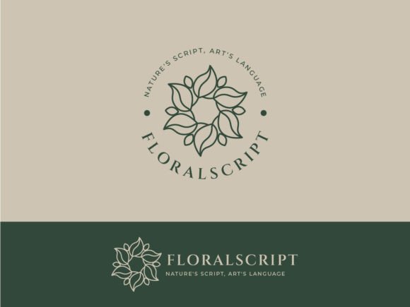 Floral Business Logo Template Graphics
