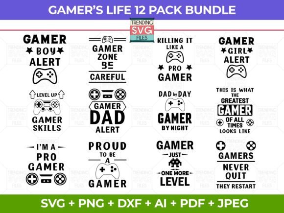 Game Controller Graphics for Crafts