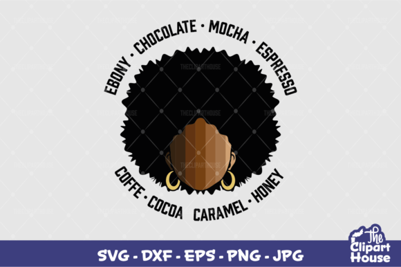 Graphics for Crafts: Melanin Flavours Woman