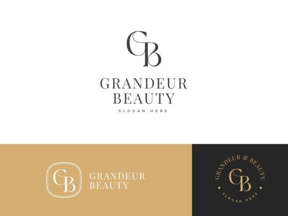 Minimalist Alphabet CB Business Logo