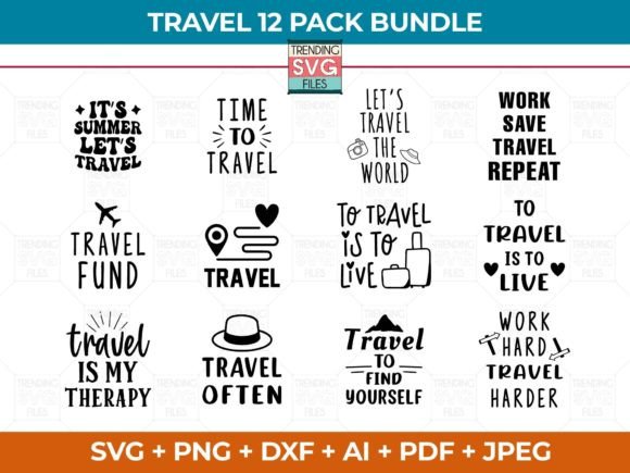 Travel Svg Bundle: A Graphic Asset for Crafts