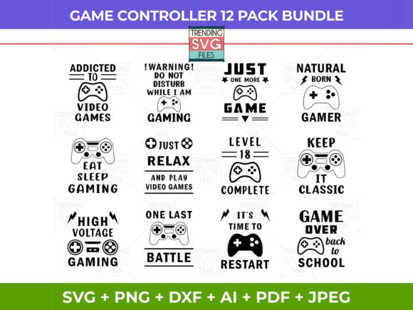 Video Game Svg Bundle Review